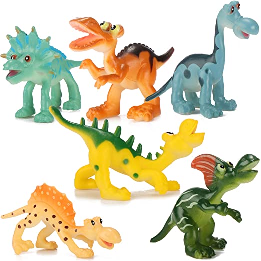 Todos imitan al dinosaurio amarillo del medio!!